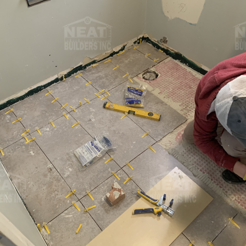Home Remodeling Tile Installation Bathroom